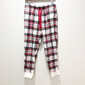 Old Navy Women’s Multicolor Plaid Festive Holiday Pajama Jogger Pants Size M